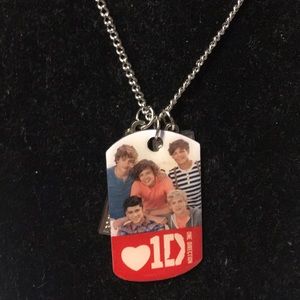 One Direction Necklace with 3 Charms